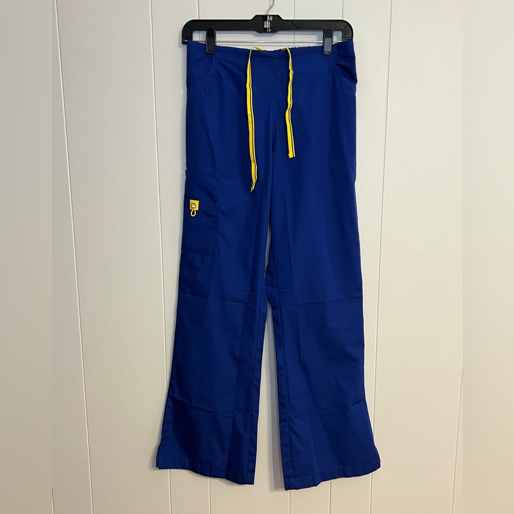 WonderWink Women's Flare Leg Cargo Scrub‎ Pants Size S